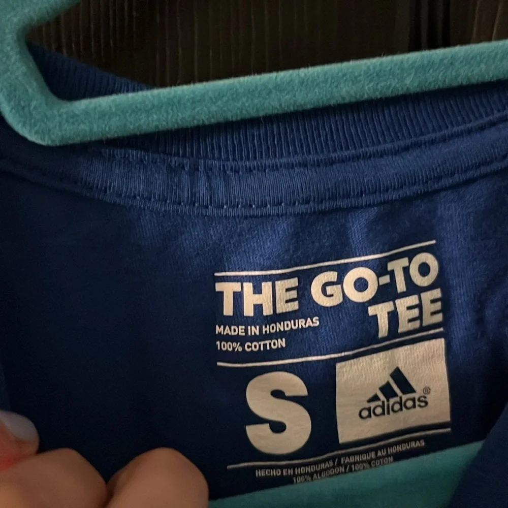 Adidas Blue and Orange #KP6 Knicks T-Shirt